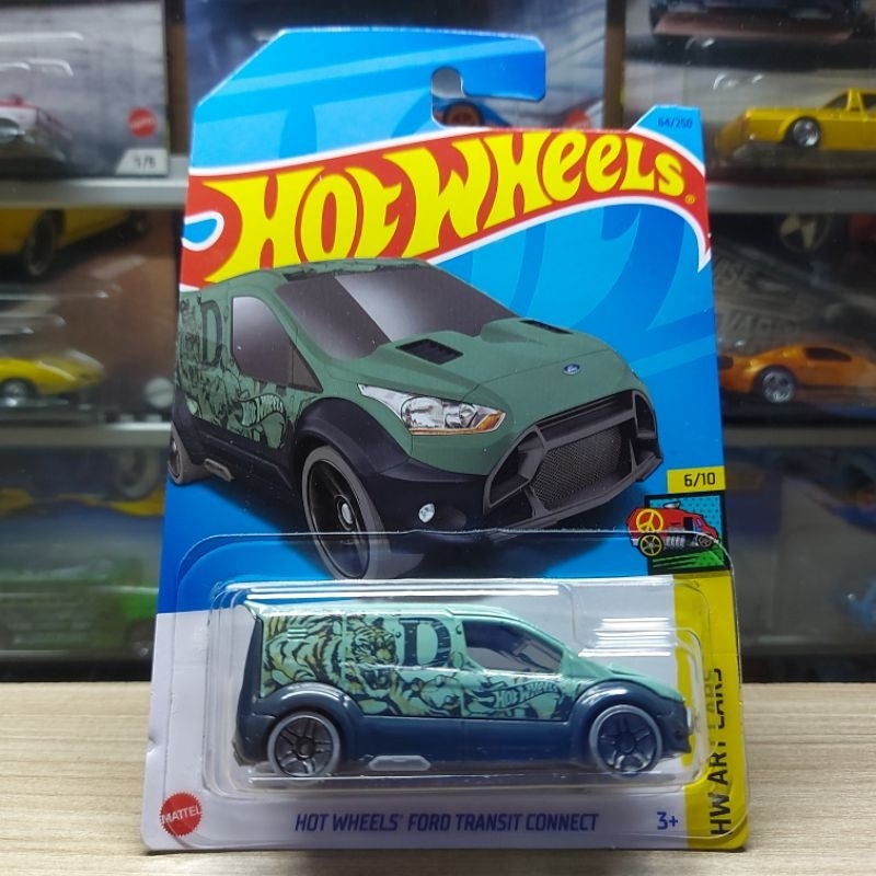 HOT WHEELS FORD TRANSIT CONNECT GREEN 2023