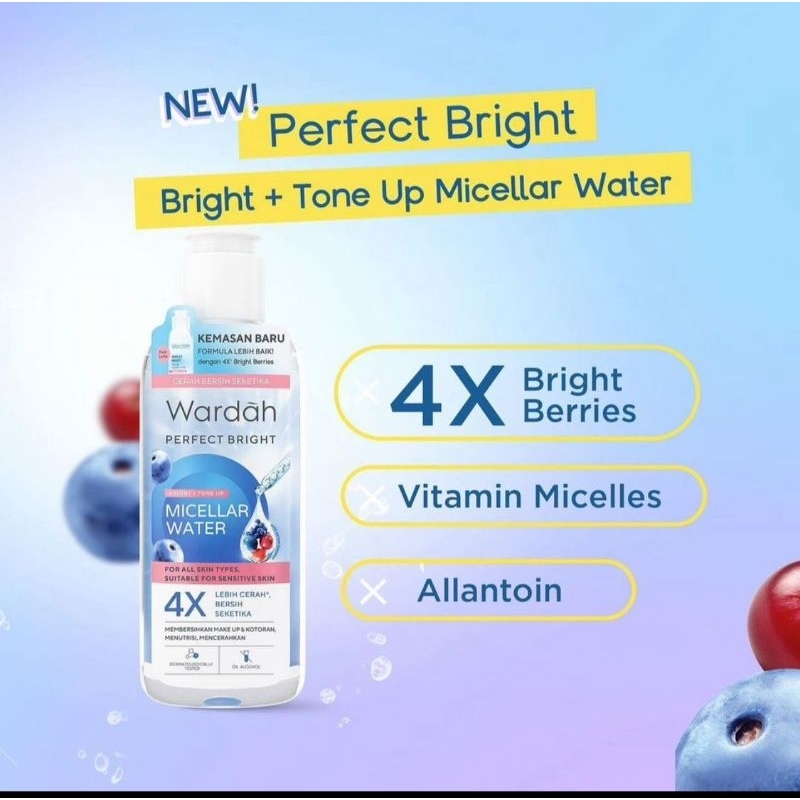 WARDAH PERFECT BRIGHT TONE UP MICELLAR WATER