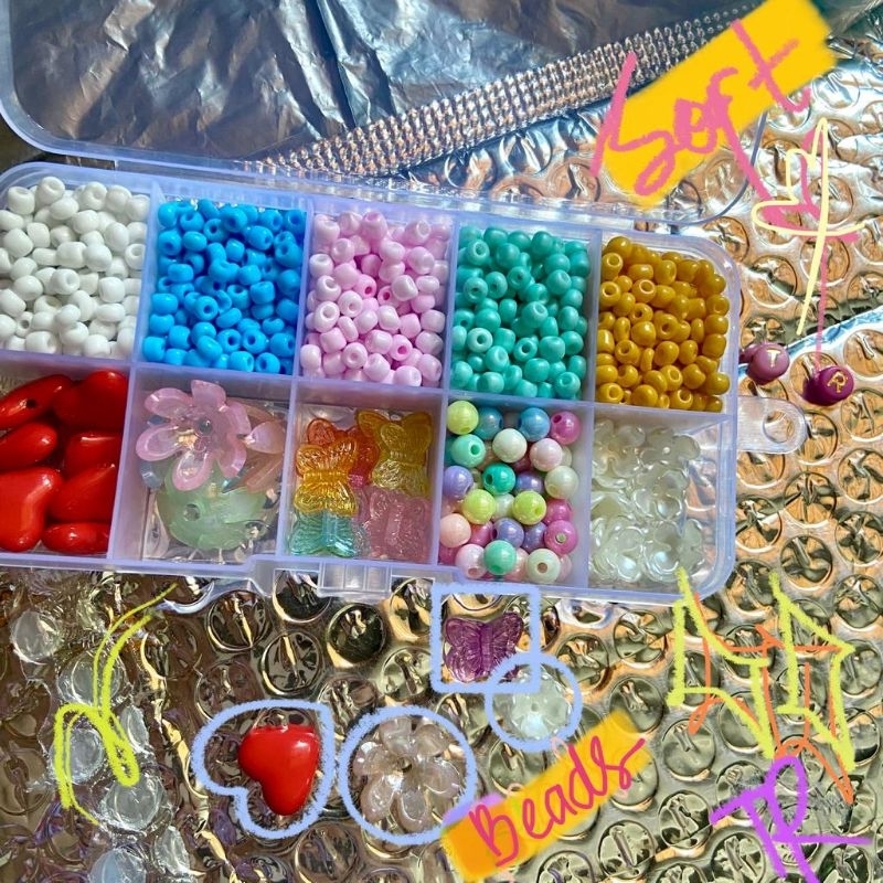 Beads Hias Kalung dan Gelang/ DIY KIT TERMURAH