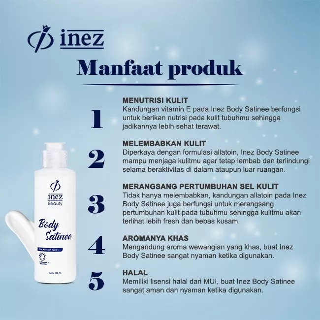 Inez Cosmetics Body Satinee &amp; Body Satinee Summer Breeze