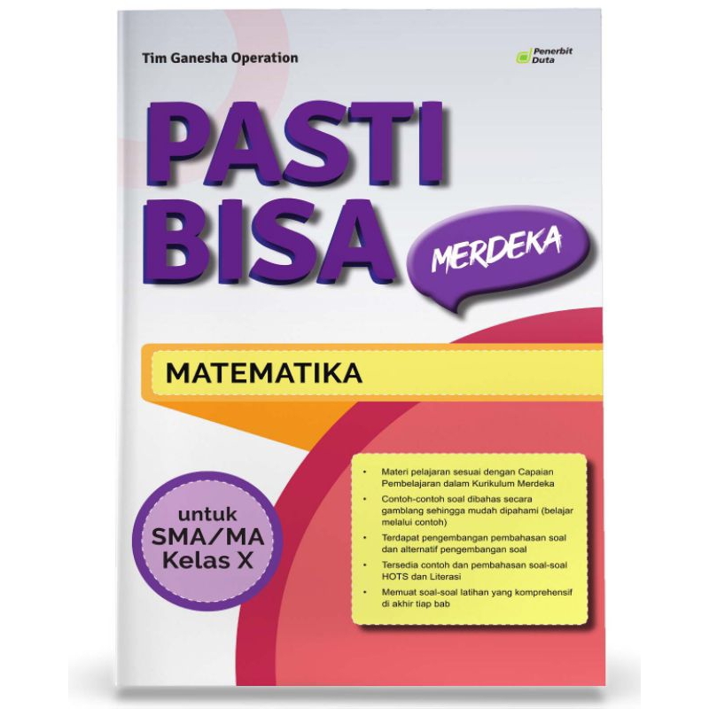 

PASTI BISA MERDEKA Matematika SMA/MA Kelas X