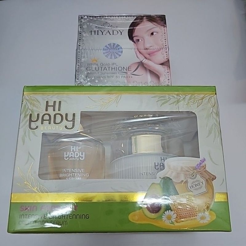 Hi Yady Intensive Brightening Serum, Cream dan Sunblock