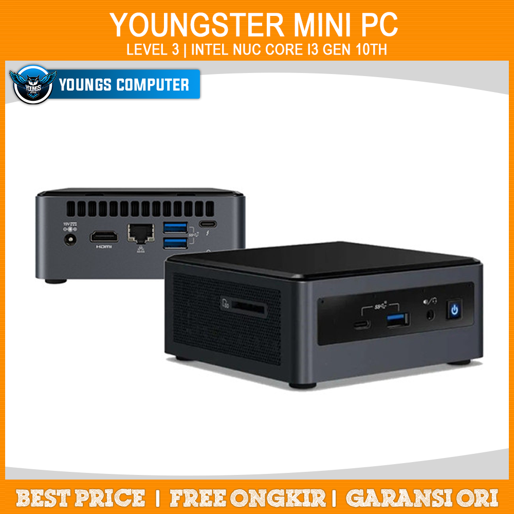 YOUNGSTER MINI PC LEVEL 3 | INTEL NUC Core i3 Gen 10th | HOME &amp; OFFICE