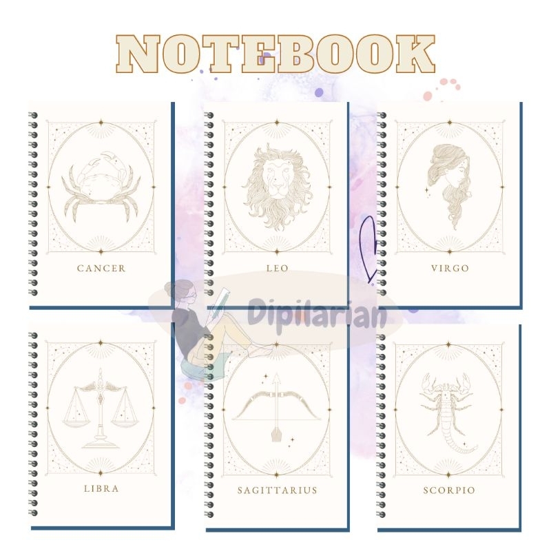 

Notebook Costum / Notebook Spiral / Notebook Motif A5 isi 50 lembat