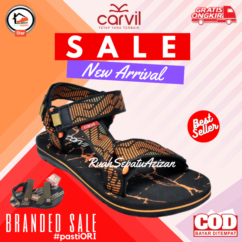 Carvil Gordon GT | Bisma GT | Sandal Gunung Anak Laki Laki Carvil Original 100%