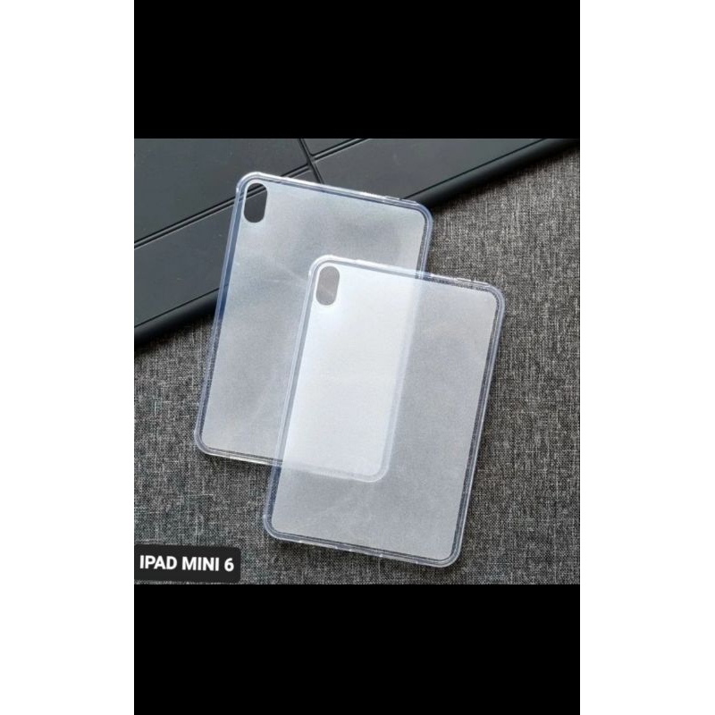 Case iPad Mini 6 / iPad Mini 5 4 3 2 1 Jelly Casing Bening Silikon Softcase Soft Clear Hitam