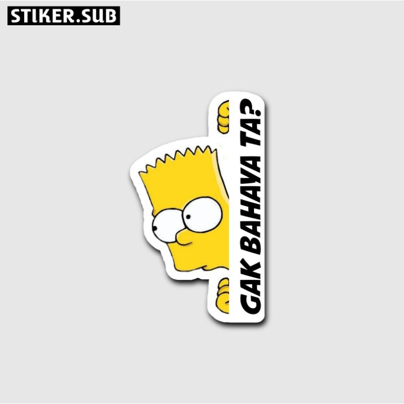 

Stiker|sticker viral aesthetic "GAK BAHAYA TA