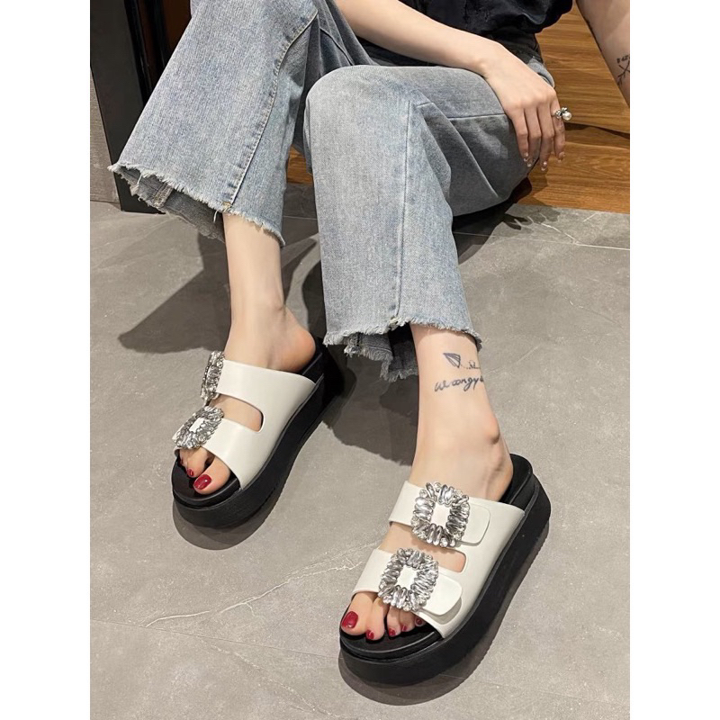 Sandal Wanita Flatform Blink Import Premium