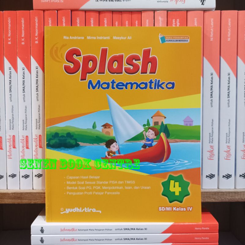 Buku Splash Matematika Kelas 4 SD/Mi Kurikulum Merdeka Yudhistira