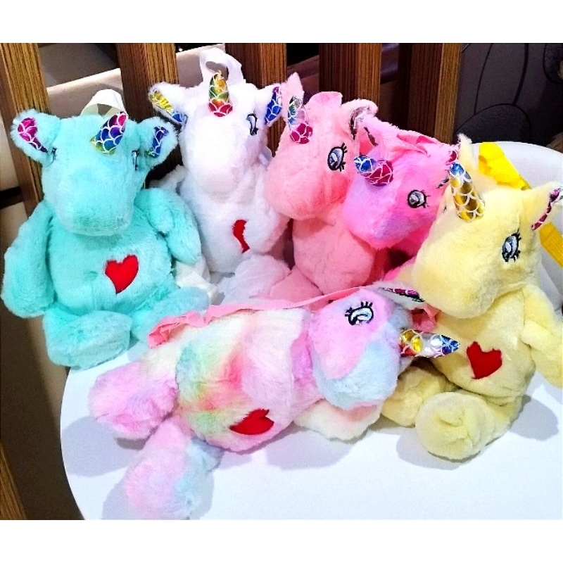 TAS RANSEL BONEKA UNICORN TAS RANSEL ANAK KUDA PONI TAS SEKOLAH