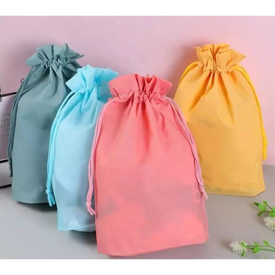 PREMIUM DRAWSTRING POUCH BAG COSMETIC TAS SERUT ORGANIZER MAKE UP SERBAGUNA