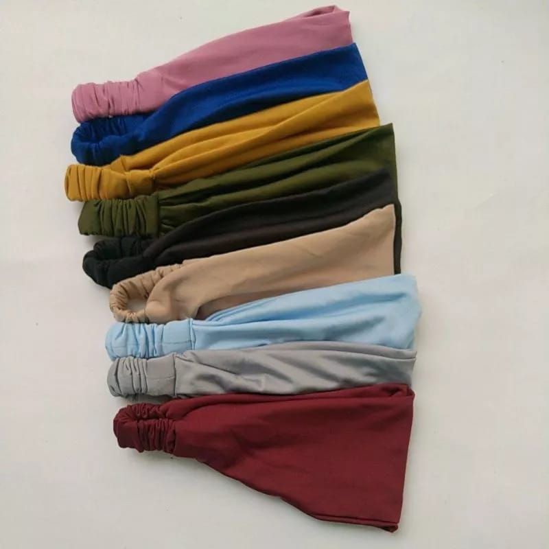 dalaman jilbab siput bandana// bahan kaos rayon