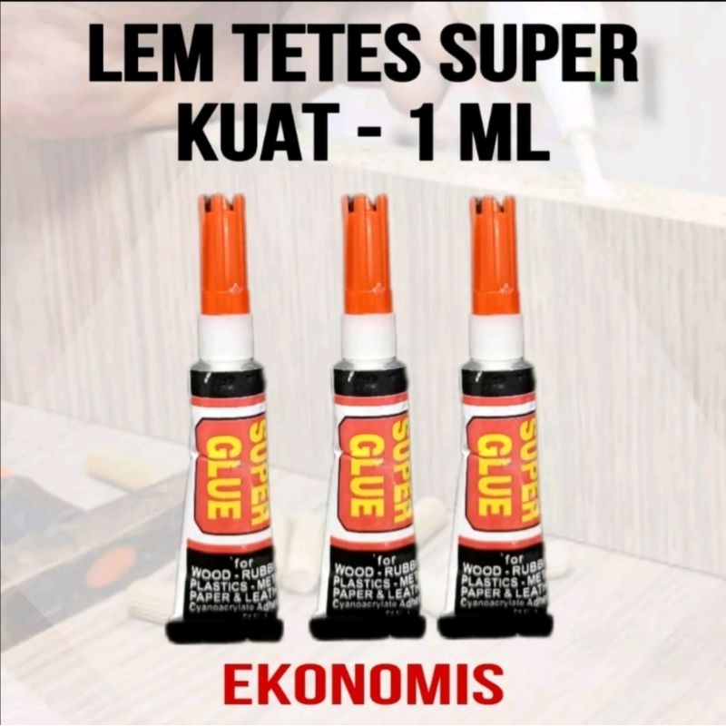 Lem Super Glue tetes super kuat Lem tetes korea