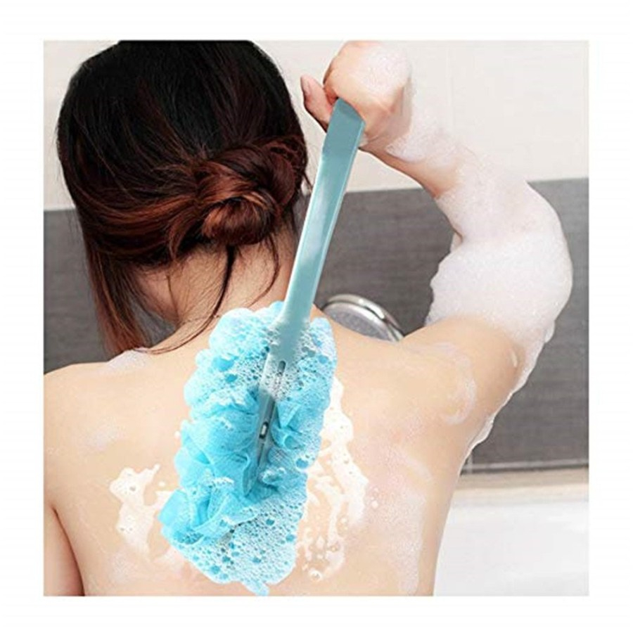 SHOWER PUFF PUNGGUNG GAGANG PANJANG - PUFF GOSOK PUNGGUNG MANDI