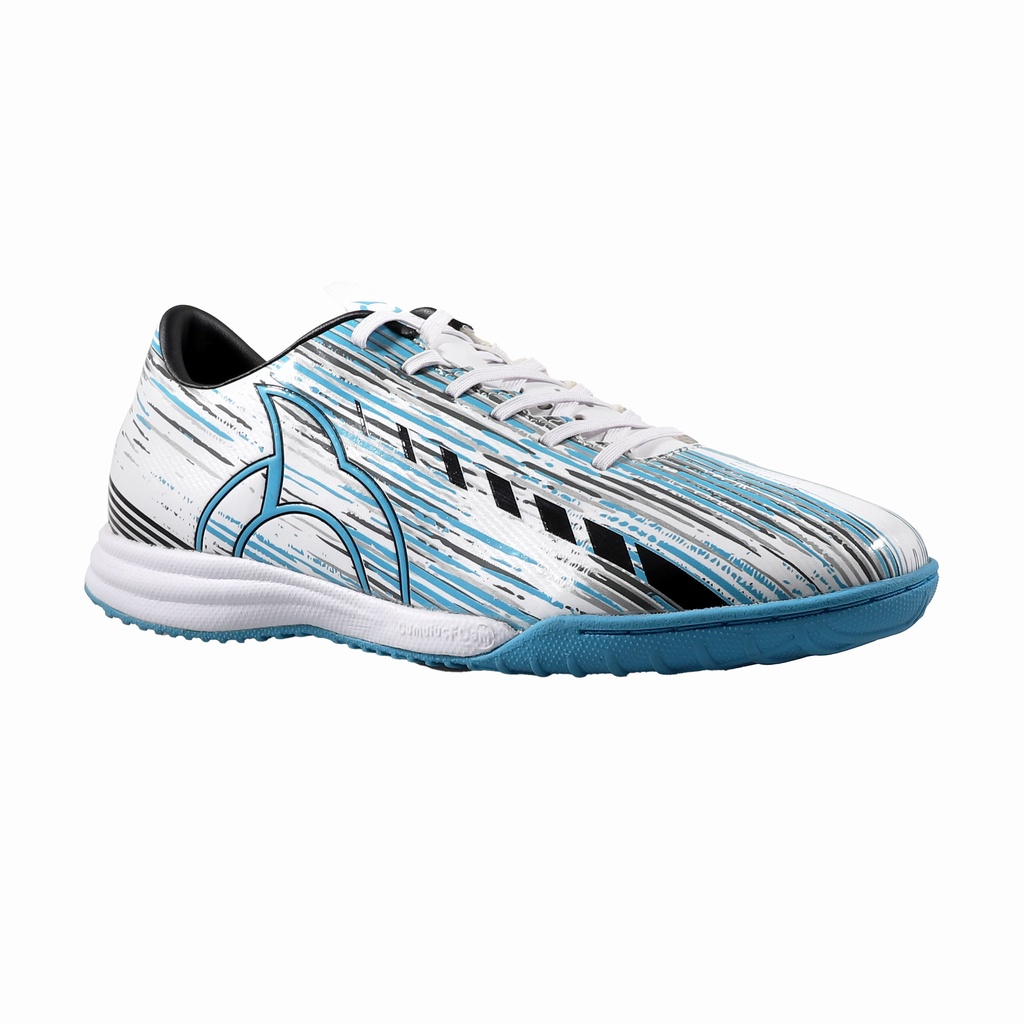SEPATU FUTSAL ORTUSEIGHT CATALYST  VOYAGE IN - White/cyan