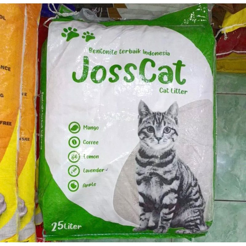 Pasir Kucing Gumpal JossCat 25 Liter