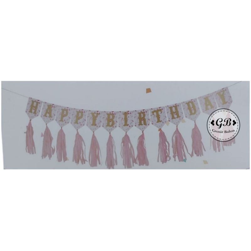 Banner Happy Birthday Tassel / Banner Happy Birthday/ Banner Tassel