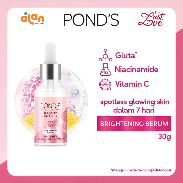 Last Love POND'S Bright Beauty Triple Action Glow Serum - Serum Wajah Pond's