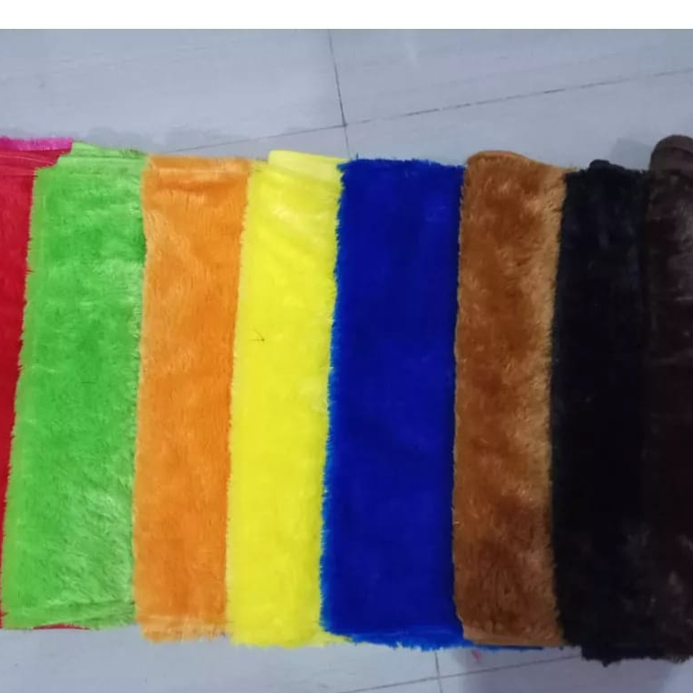 Bahan Kain Bulu Rasfur Meteran (1mtr X 180cm) Untuk harga 1kali klik