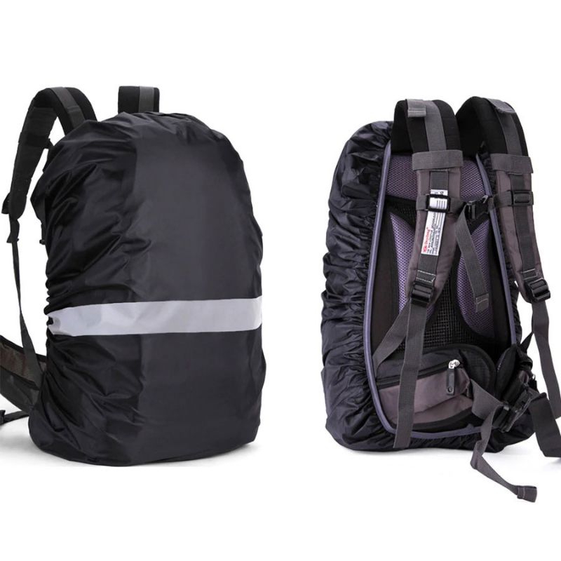 NEWBOLER Rain Cover Tas Ransel Backpack Camping Waterproof Dengan Dengan Reflektor 20 - 80 L