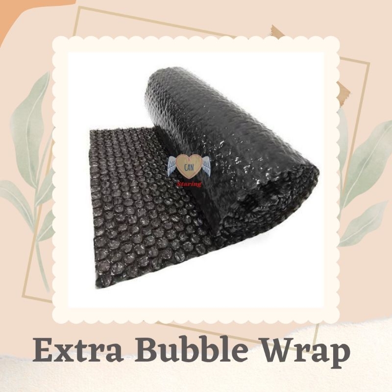 

Extra Bubble Warp / Tambahan Packing