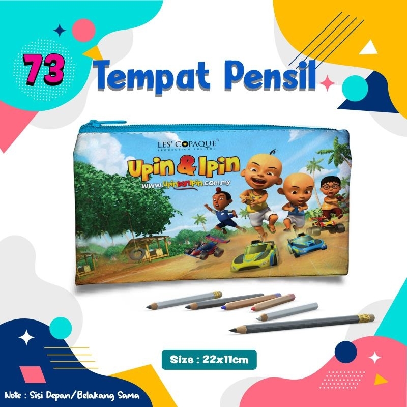 

Tempat Pensil 73 Upin Ipin/ Kotak Pensil / Pouch / Wadah Pensil/ Kotak Souvenir/ Pouch Serbaguna/ Pouch Custom