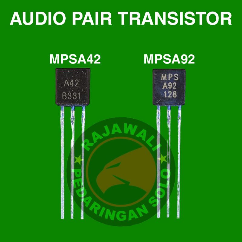 TRANSISTOR A92 A42 AUDIO PAIR TRANSISTOR MPS PRE AMPLIFIER