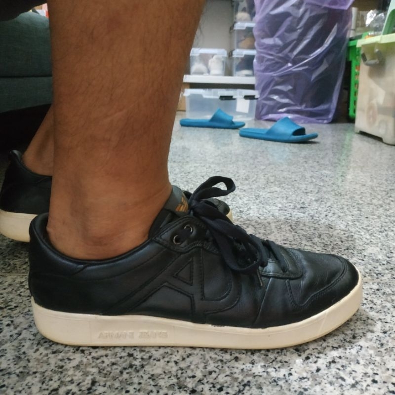 sepatu armani jeans second original