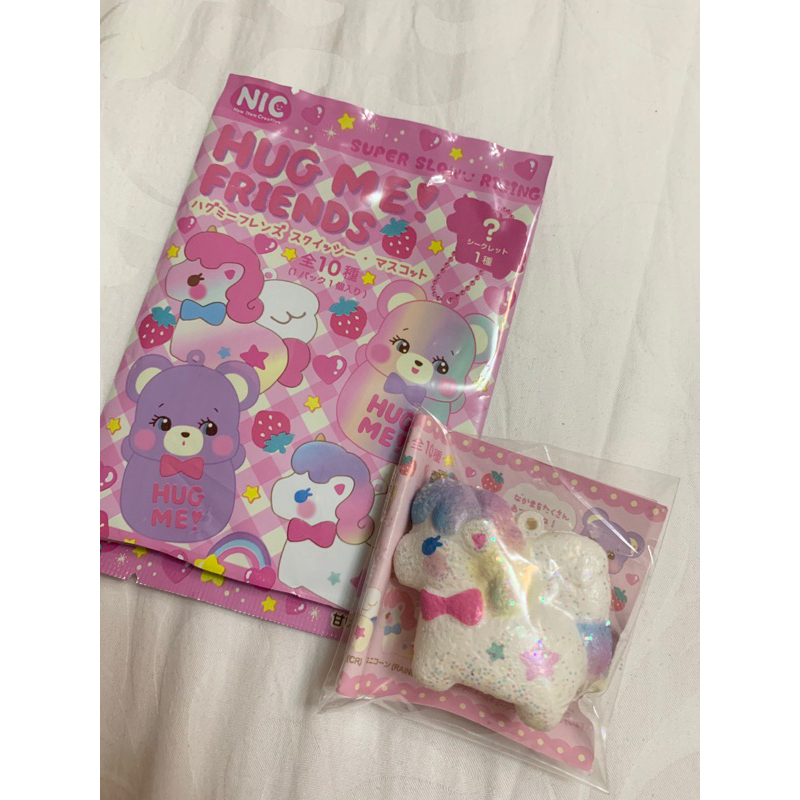 NIC Hug Me Friends Unicorn Glitter Squishy