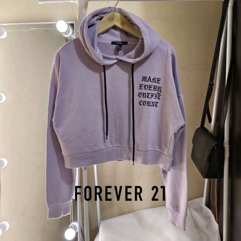 f21 hoodie crop forever 21