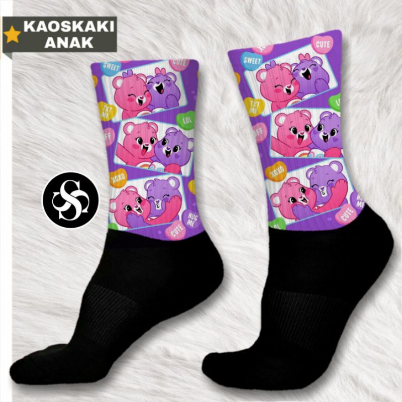 kaos kaki motif anak murah silky indo