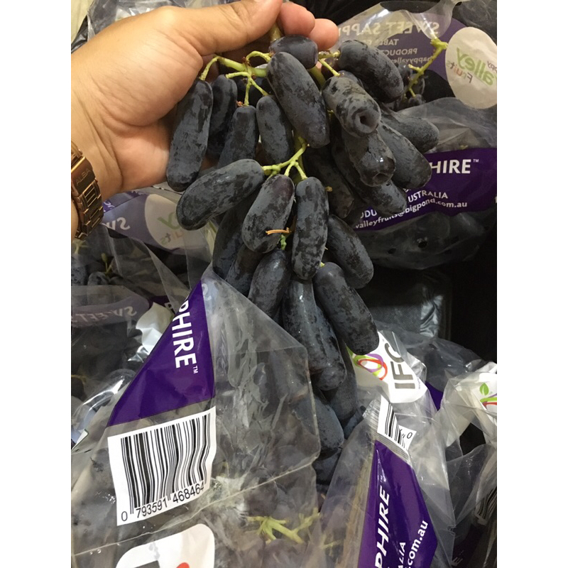 

Anggur Mondrop, Saphier, Jari 500gr/pack