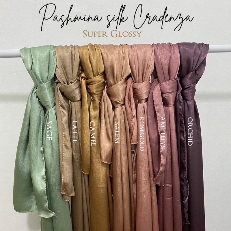 PASHMINA SILK CARDENZA PREMIUM // PASHMINA SATIN KEKINIAN