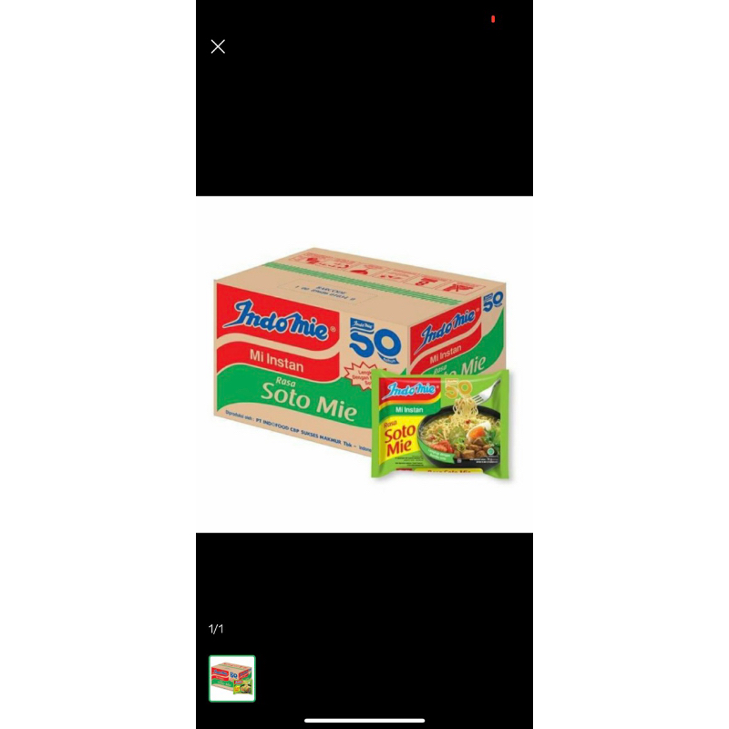 

Indomie soto 1 dus