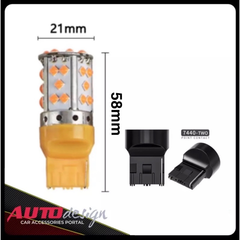Lampu LED Mobil Dajjal  35 Mata Chip 3030 Cembung 1156 BA15S P21W BAU15S PY21W T20 7440 7443 Lampu Sein Mundur Rem Super Terang