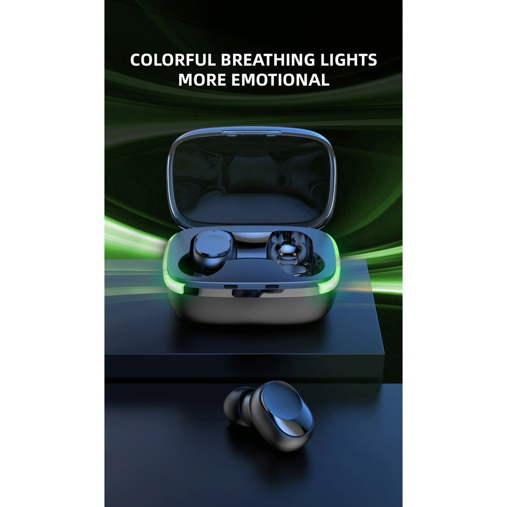 Y60 Bluetooth Earphone TWS Sport Waterproof Headset Bluetooth 5.0 Touch Control HiFi Stereo Portable