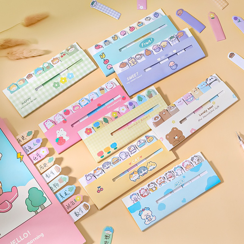 

DELUNASHOP STICKY NOTES / MEMO / STICK MARKER / INDEX / PEMBATAS BUKU