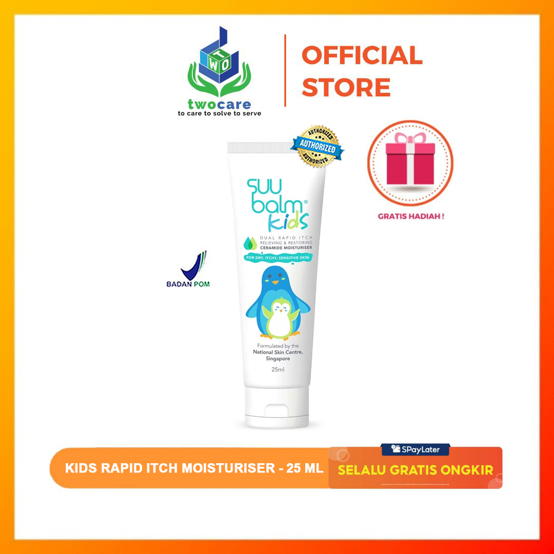 SUU Balm Kids Dual Rapid Itch Relieving Restoring Moisturiser 25ml