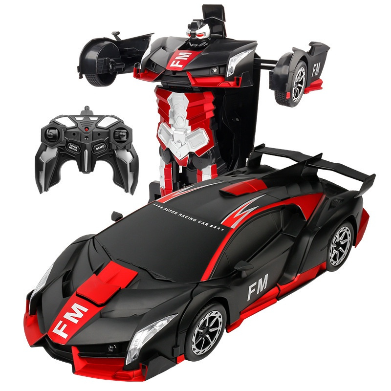 【COD】Mobil Remote Control Rc Transformers 1: 18 Mobil Robot Mainan Anak Anak Deformasi Mobil Remot Kontrol