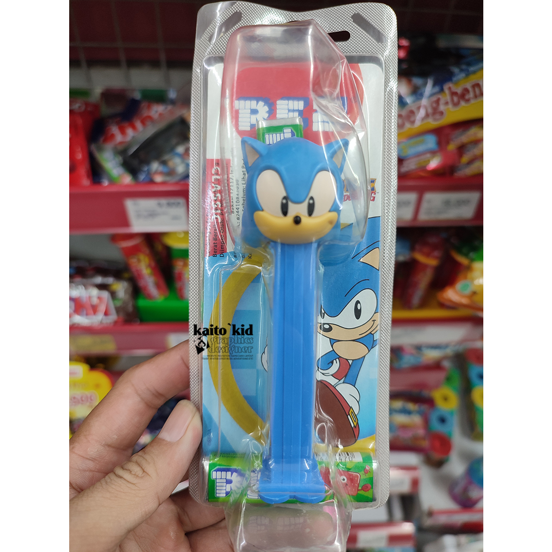 

PEZ SONIC KNUCKLES Candy Perman Mainan Permen Dispenser dari Alfamidi Alfamart Indomaret