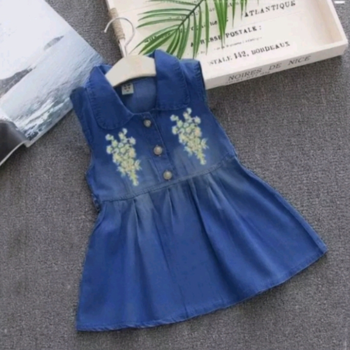 BAJU DRESS LEVIS ANAK PEREMPUAN 1-6 TAHUN ATASAN ANAK PEREMPUAN LEVIS