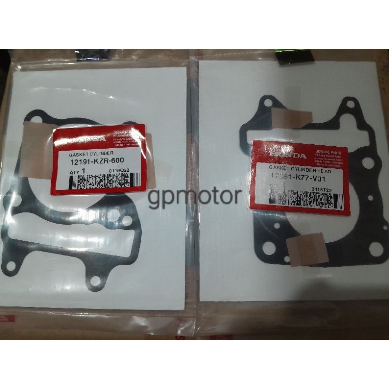 GASKET CYLINDER + CYLINDER HEAD VARIO 125 KZR K60 K77 K12 ORIGINAL