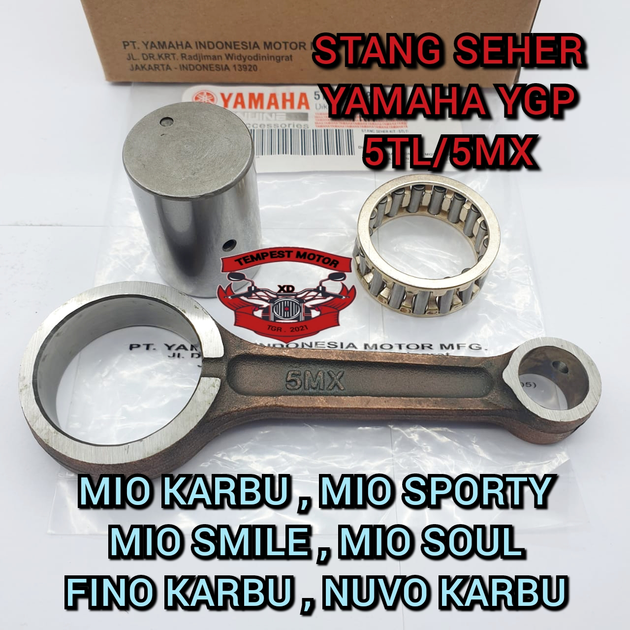 STANG SEHER MIO SMILE SETANG SEHER YAMAHA MIO KARBU MIO SOUL TANGAN PISTON ORI MIO STANG PISTON MIO