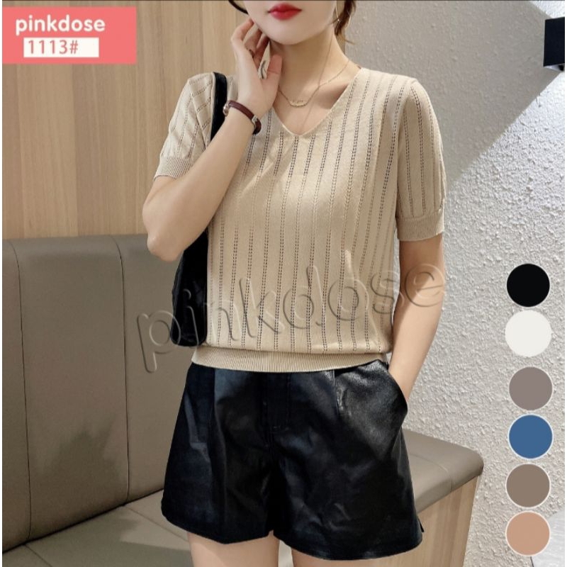 Pinkdose kaos rajut V