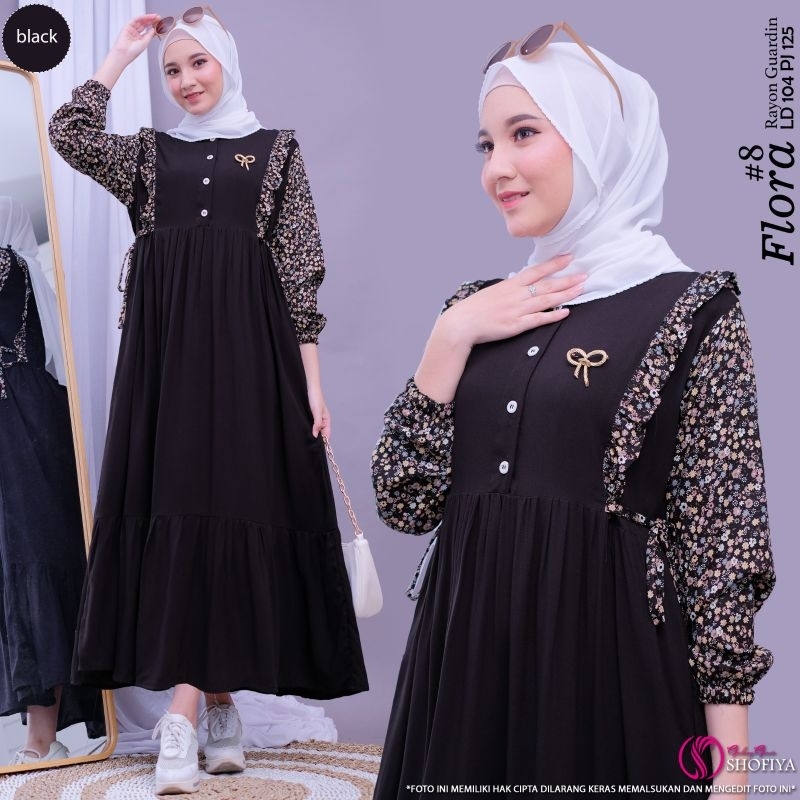 [BARU] GAURI • TIFANI BY SHOFIYA GAMIS MIDI DRESS BUSUI