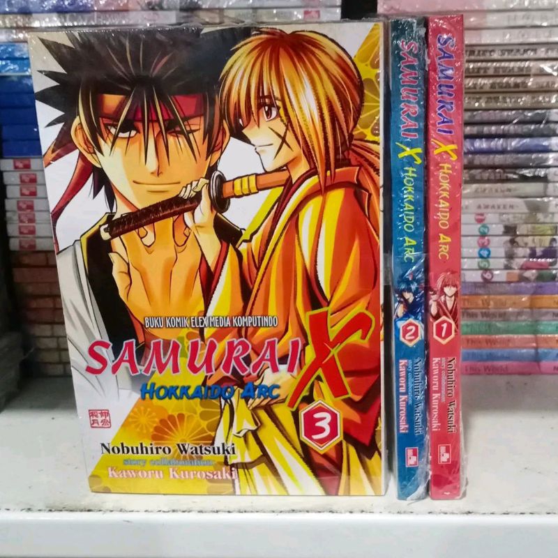 komik Samurai X Hokkaido arc vol 1-3 OG
