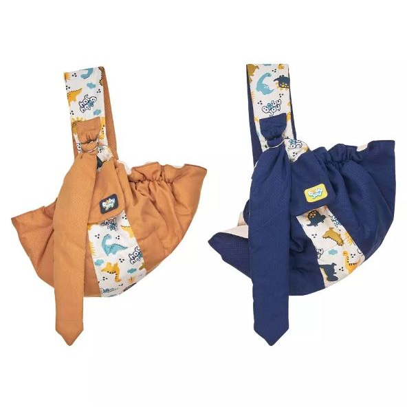 BABY JOY GENDONGAN SAMPING LITTLE DINO SERIES - GENDONGAN SAMPING BAYI DENGAN SAKU BABY JOY BJG2020