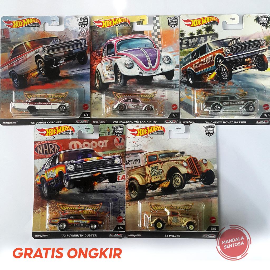 Hotwheels Premium Drag Strip Demon set