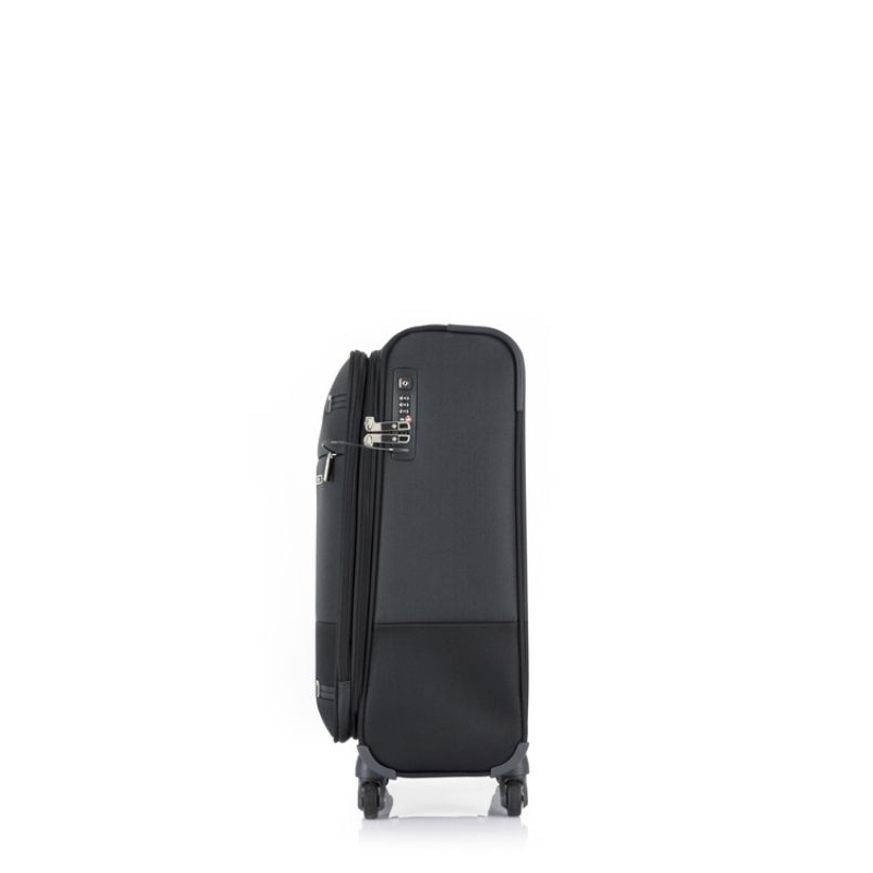 Koper Samsonite Ringan Baseboost 20 inch Small Cabin - Hitam