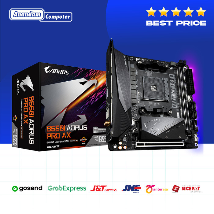 Gigabyte B550I Aorus Pro AX (AM4, AMD Promontory B550, DDR4, USB3.2)